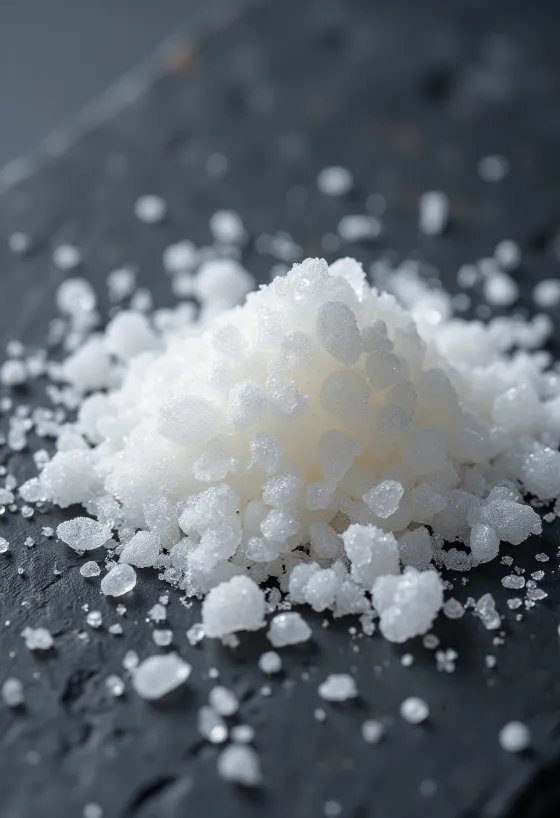 Traubenzucker in Pulverform in kleiner Schale, mit Holzlöffel