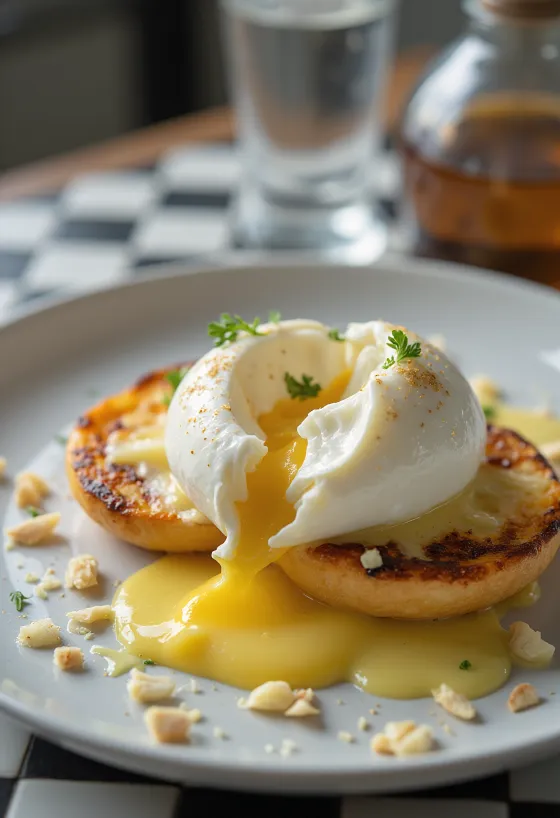 Burrata mit gebackener Aubergine und frischem Basilikum