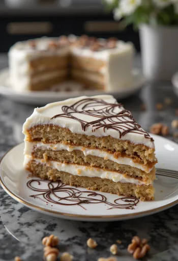 Servierte Esterházy-Torte