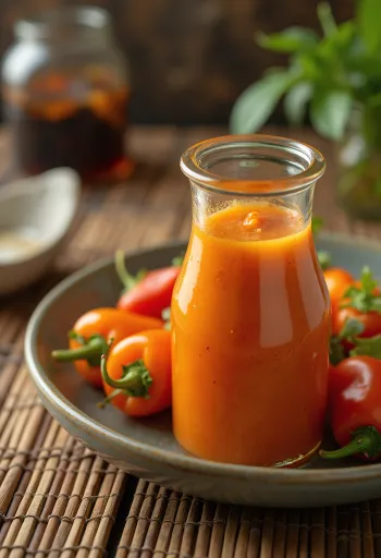 Habanero-Sauce serviert zu Tacos