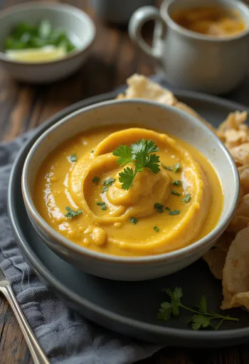 Korma Currysauce serviert mit Reis