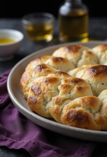Servierte Kartoffelmehl-Focaccia