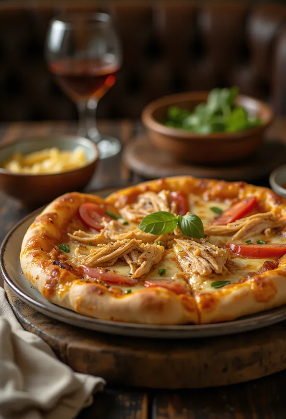 Servierte Pizza Nigérienne