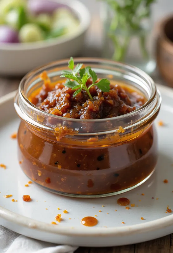 Jerk-Sauce mit gegrilltem Hähnchen