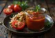 Servierte klassische BBQ-Tomatensauce