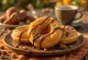 Servierte Waffel-Donuts
