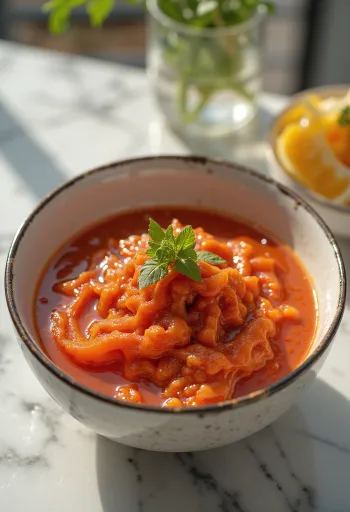 Gochujang-Sauce in einer Schale
