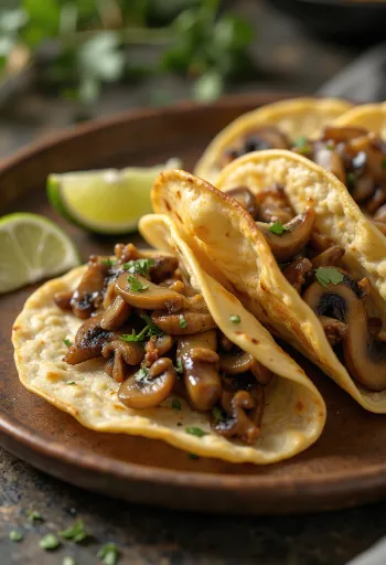 Servierte Tacos de Hongos