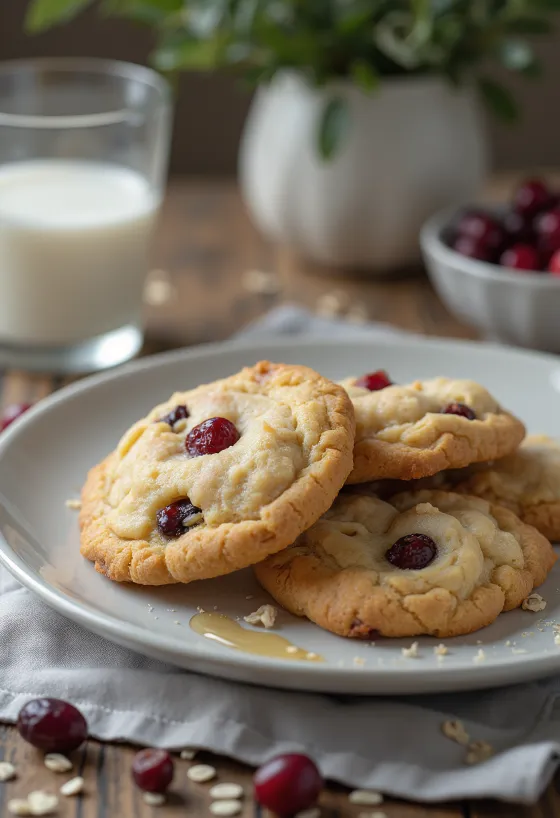 Frisch gebackene Früchte-Cookies