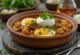 Kare-Kare mit Speisequark und Gemüse