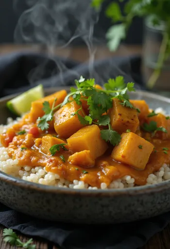 Kürbis-Curry auf Quinoa-Basis