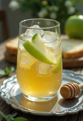 Englischer trockener Cider frisch serviert