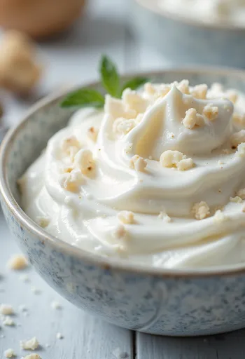 Joghurt-Minz-Soße in einer Schale
