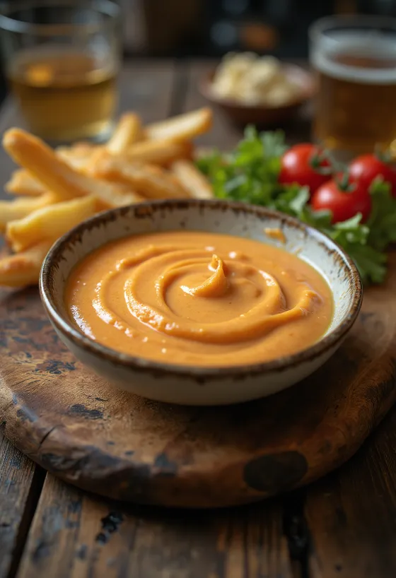 Chipotle-Mayonnaise mit Pommes