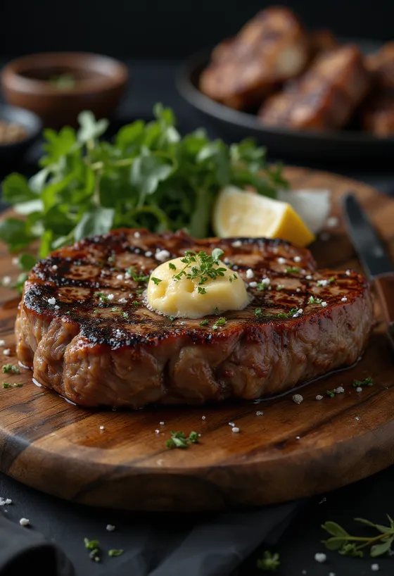 T-Bone-Steak goldbraun gebraten