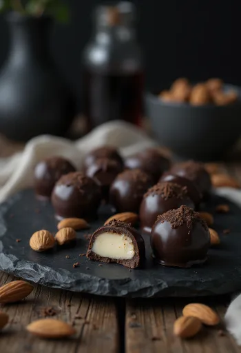 Handgemachte Marzipan-Pralinen