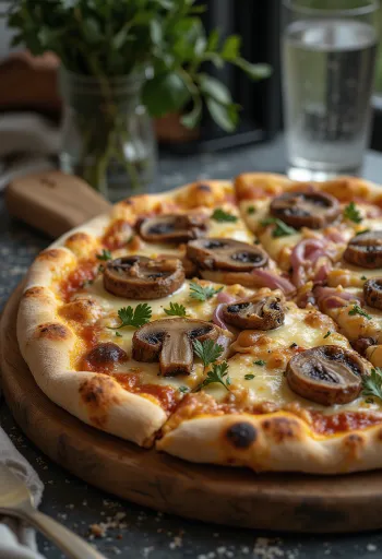 Sibirische Wildfleischpizza