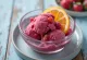 Serviertes Sangria-Eis