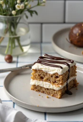 Zuckerfreie Kastanientorte mit Mascarponecreme und Zartbitterschokolade