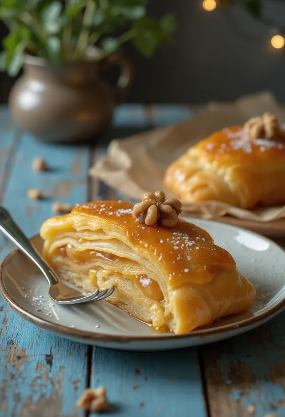 Honig-Strudel Stücke