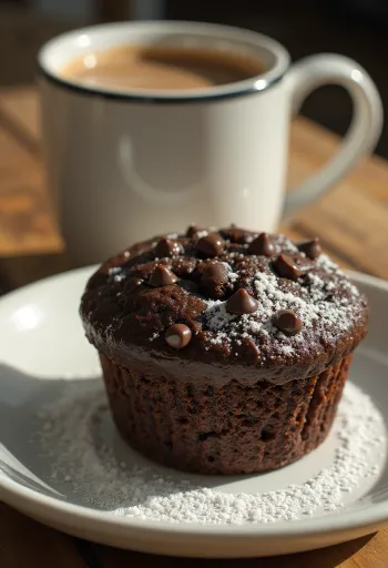 Schoko-Muffins mit Schokostückchen