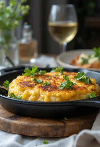 Bubble and Squeak mit Rosenkohl, knusprig gebratenes Gemüse