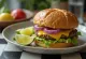 Servierter Avocado-Burger