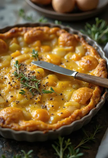 Präbiotische Lauch-Kürbis-Quiche, eine feine herzhafte Tarte mit Kürbis-Lauch-Füllung