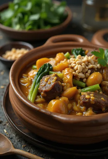 Kare-Kare angerichtet