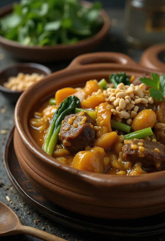 Kare-Kare angerichtet