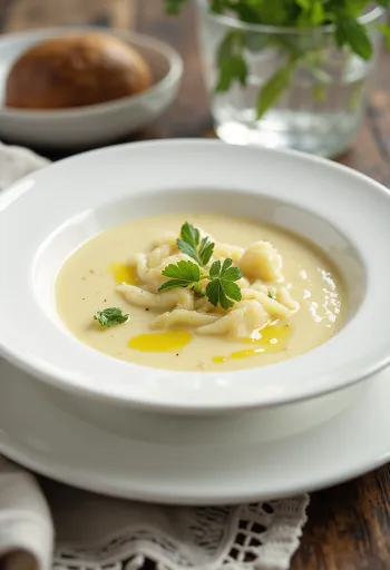 Sellerie-Lauch-Cremesuppe