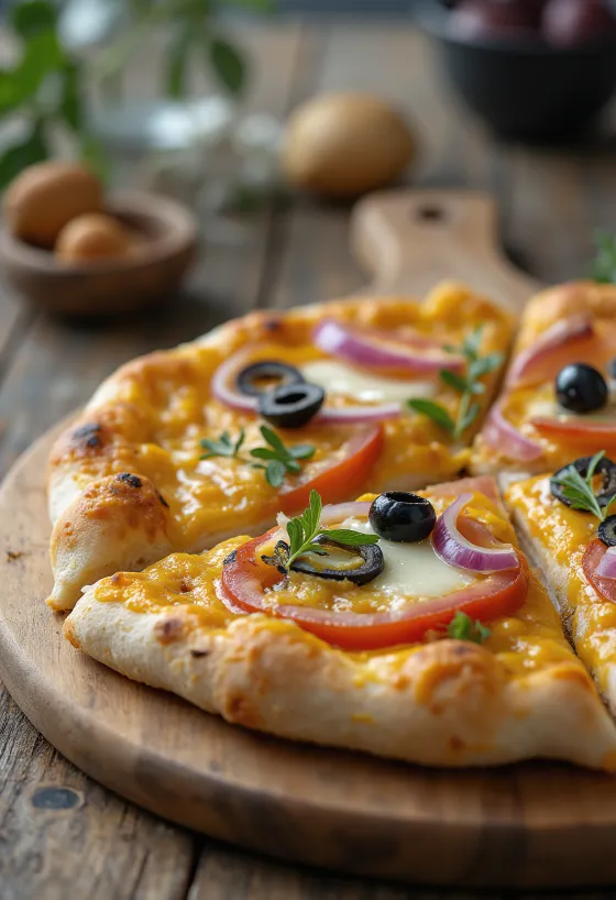 Peruanische Pizza mit Aji Amarillo