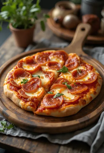 Double Pepperoni Pizza mit extra Salami