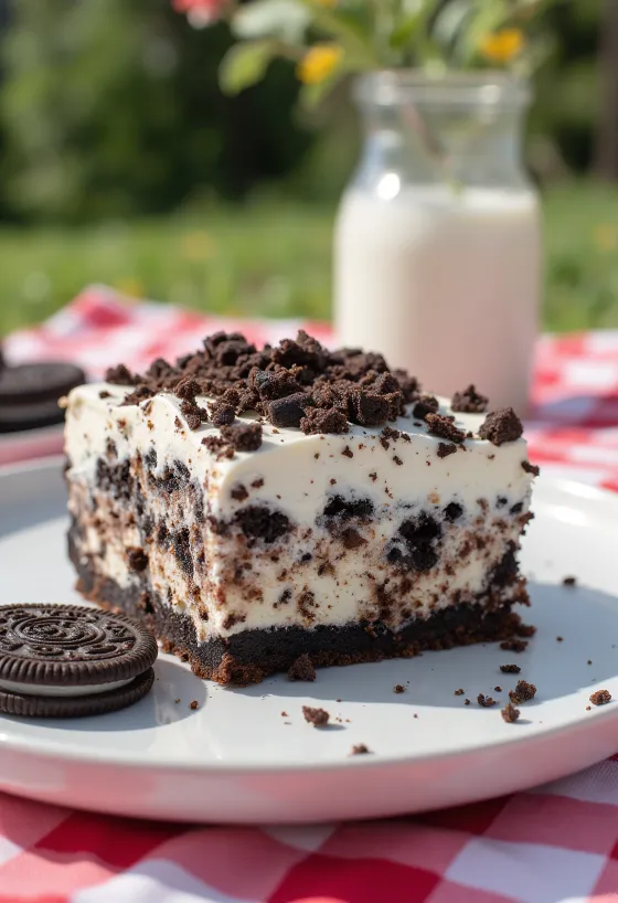 Servierte Oreo-Torte