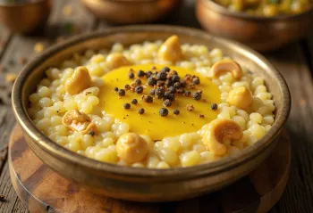 Hirse-Pongal mit Gemüse und Gewürzen