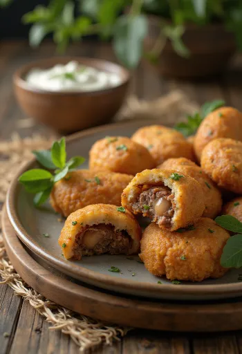 Kibbeh angerichtet