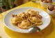 Servierte Lebkuchen-Ravioli