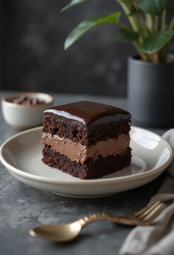 Servierte Rigó Jancsi Torte