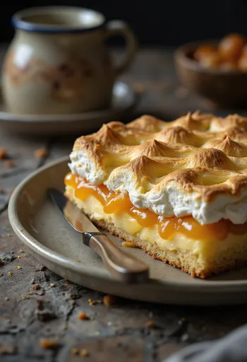 Servierter Rákóczi Quarkkuchen