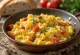 Menemen mit Gemüse, frisch serviert mit Petersilie