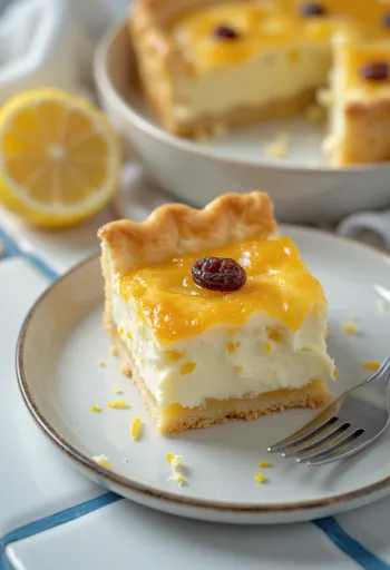 Quarkkuchen mit frischem Quark und knusprigem Teig