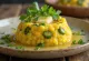 Fungee mit Okra, frisch serviert