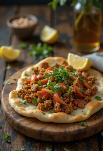 Lahmacun servierfertig