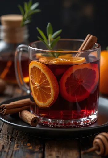 Klassischer Glühwein im Glas