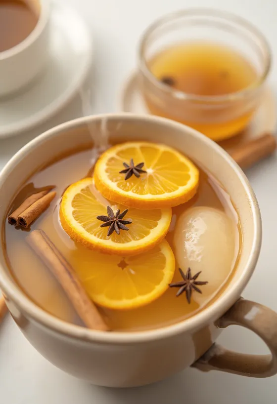 Honig-Zimt-Cider in der Tasse