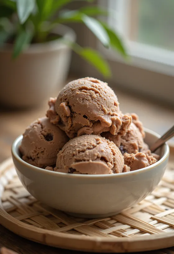 Aero Ice Cream Eiscreme serviert