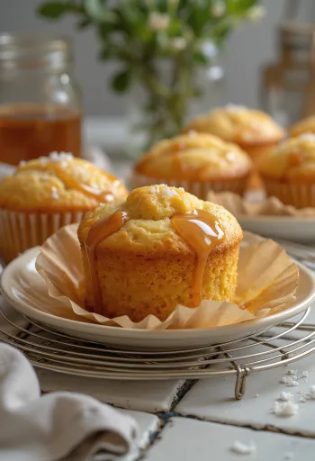 Karamell-Muffins mit goldbrauner Haube