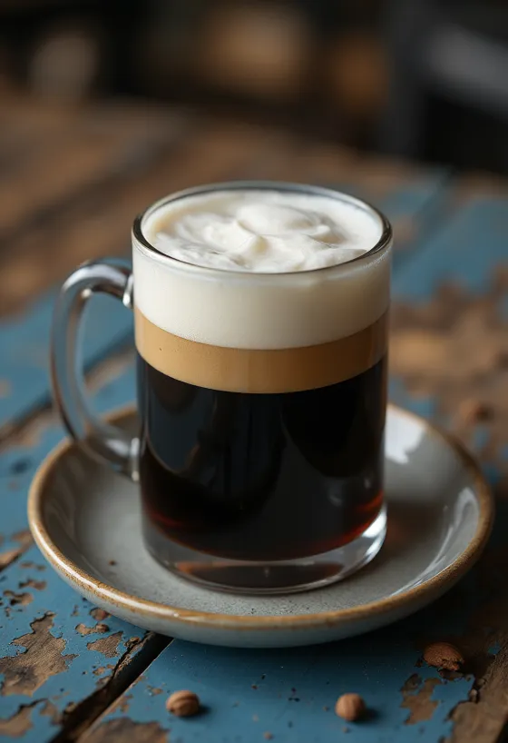 Irish Coffee mit Sahnehaube