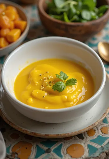 Servierte Honig-Curry-Limetten-Butter-Sauce