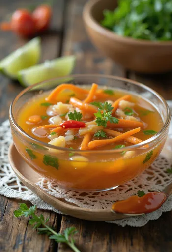 Servierte Nuoc Cham Sauce